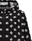 Dolce & Gabbana Dolce & Gabbana Logo Print Hooded Jacket