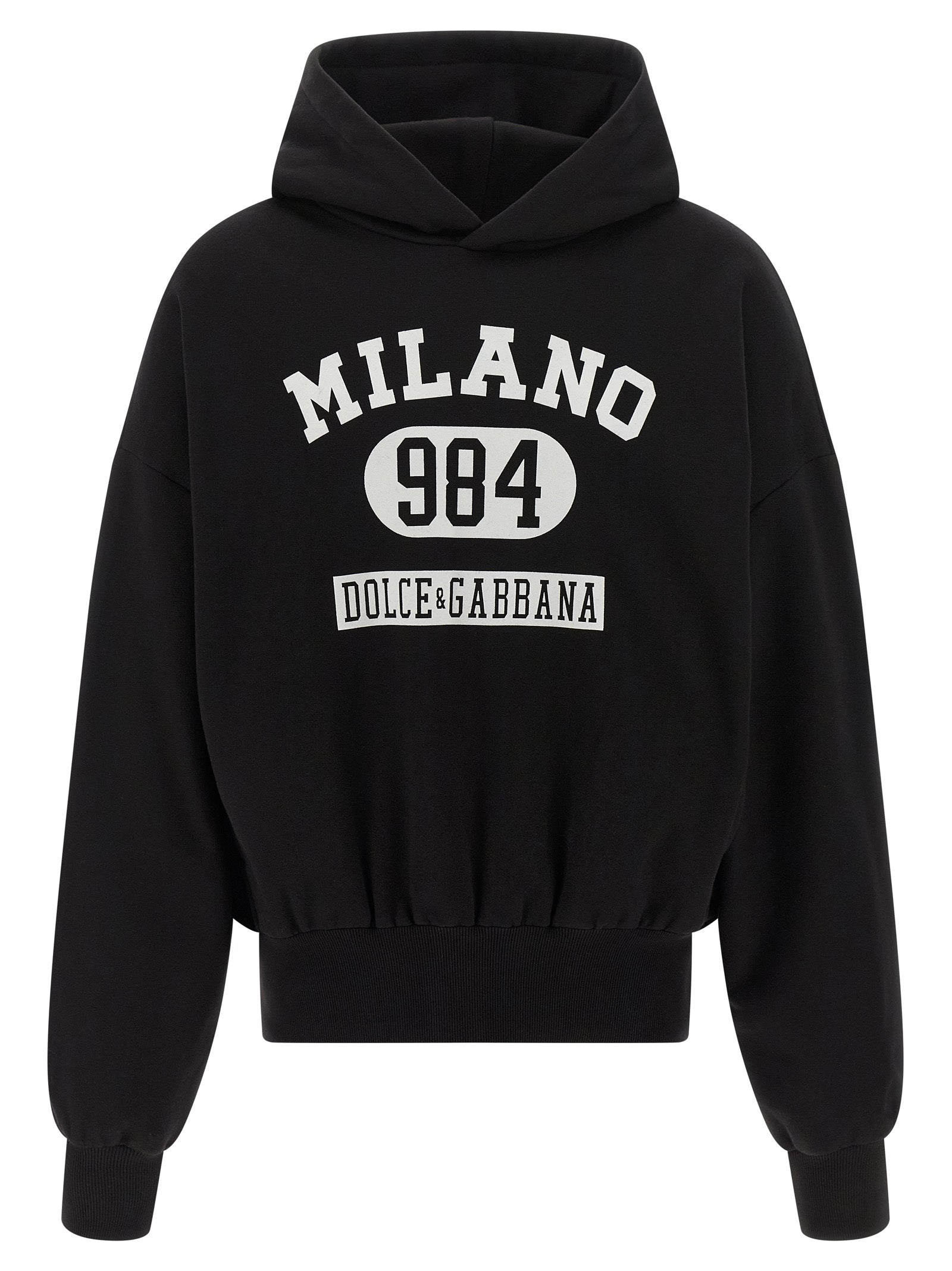 Dolce &amp; Gabbana Dolce &amp; Gabbana Flocked Print Hoodie