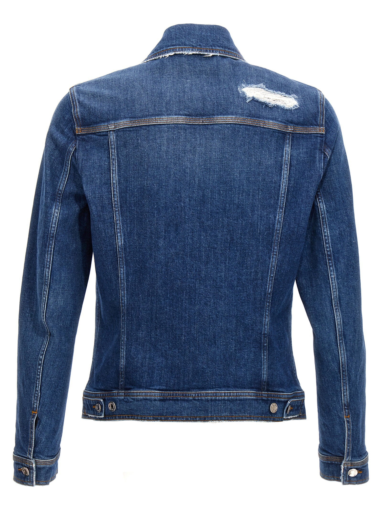Dolce &amp; Gabbana Dolce &amp; Gabbana Denim Jacket With Used Effect