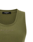 Balmain Balmain Logo Embroidery Tank Top