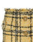 Balmain Balmain Lurex Tweed Skirt