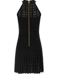 Balmain Balmain Tartan Knit Dress