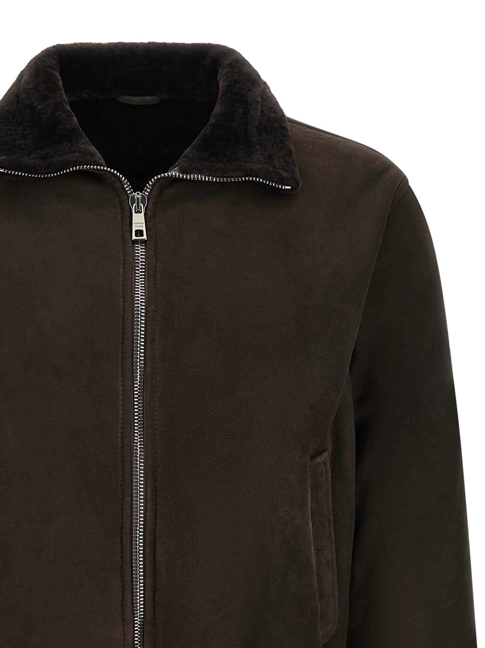 Giorgio Brato Giorgio Brato Suede Bomber Jacket