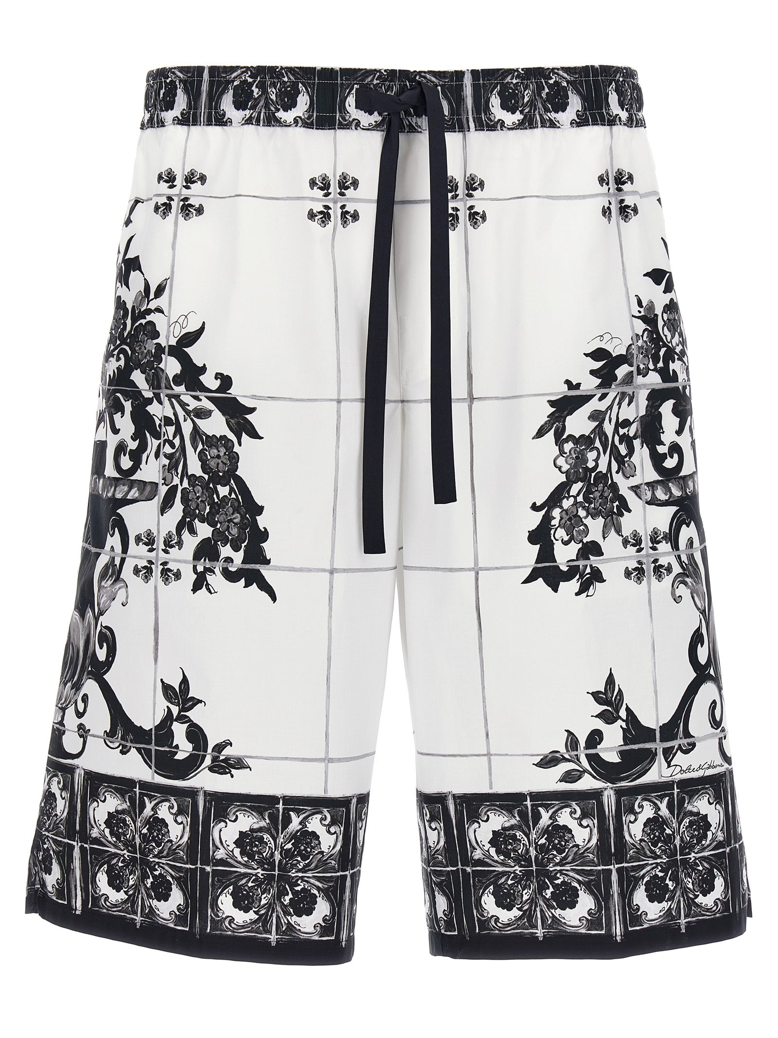 Dolce &amp; Gabbana Dolce &amp; Gabbana Maiolica Print Bermuda Shorts