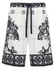Dolce & Gabbana Dolce & Gabbana Maiolica Print Bermuda Shorts