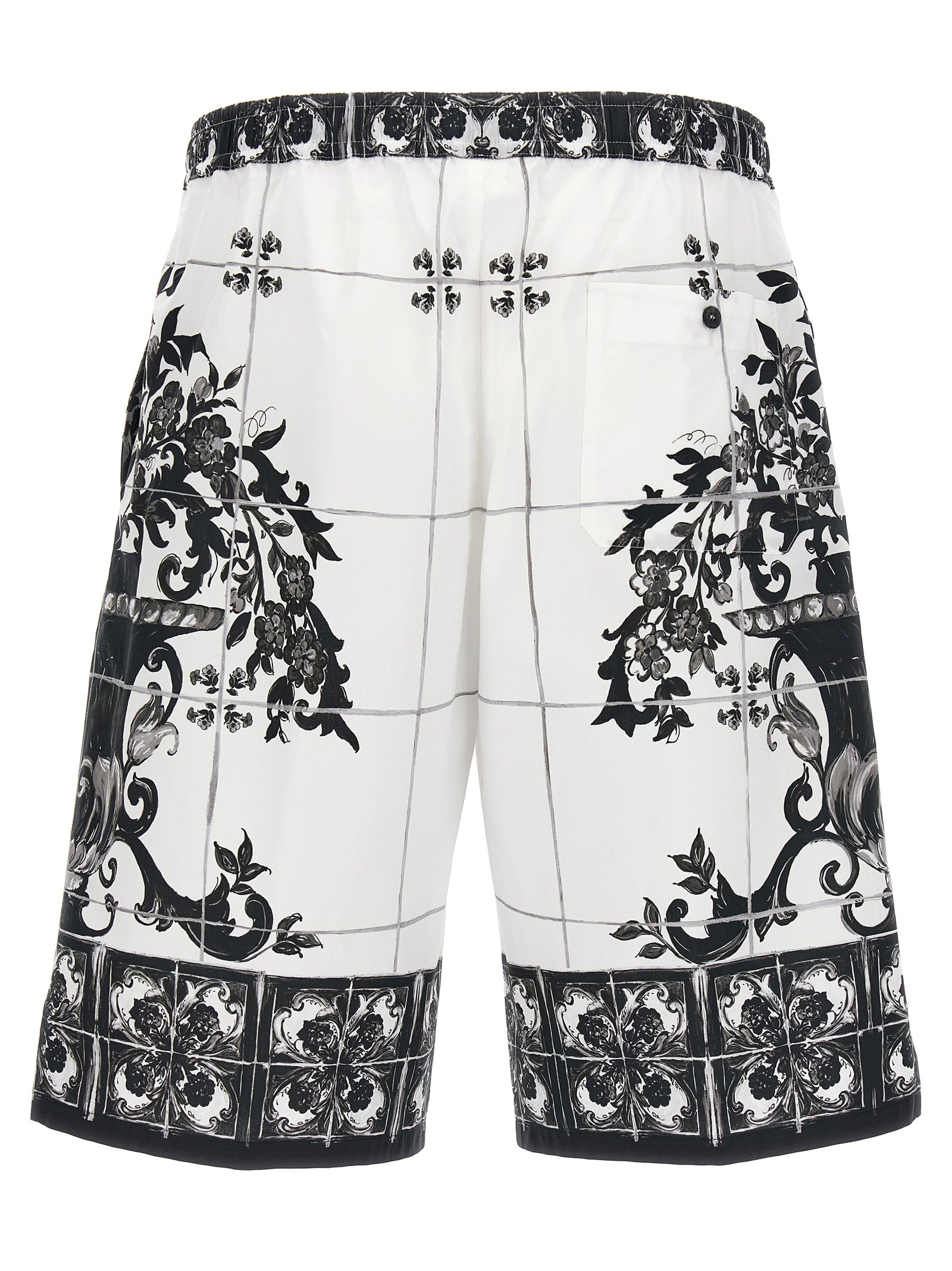 Dolce &amp; Gabbana Dolce &amp; Gabbana Maiolica Print Bermuda Shorts