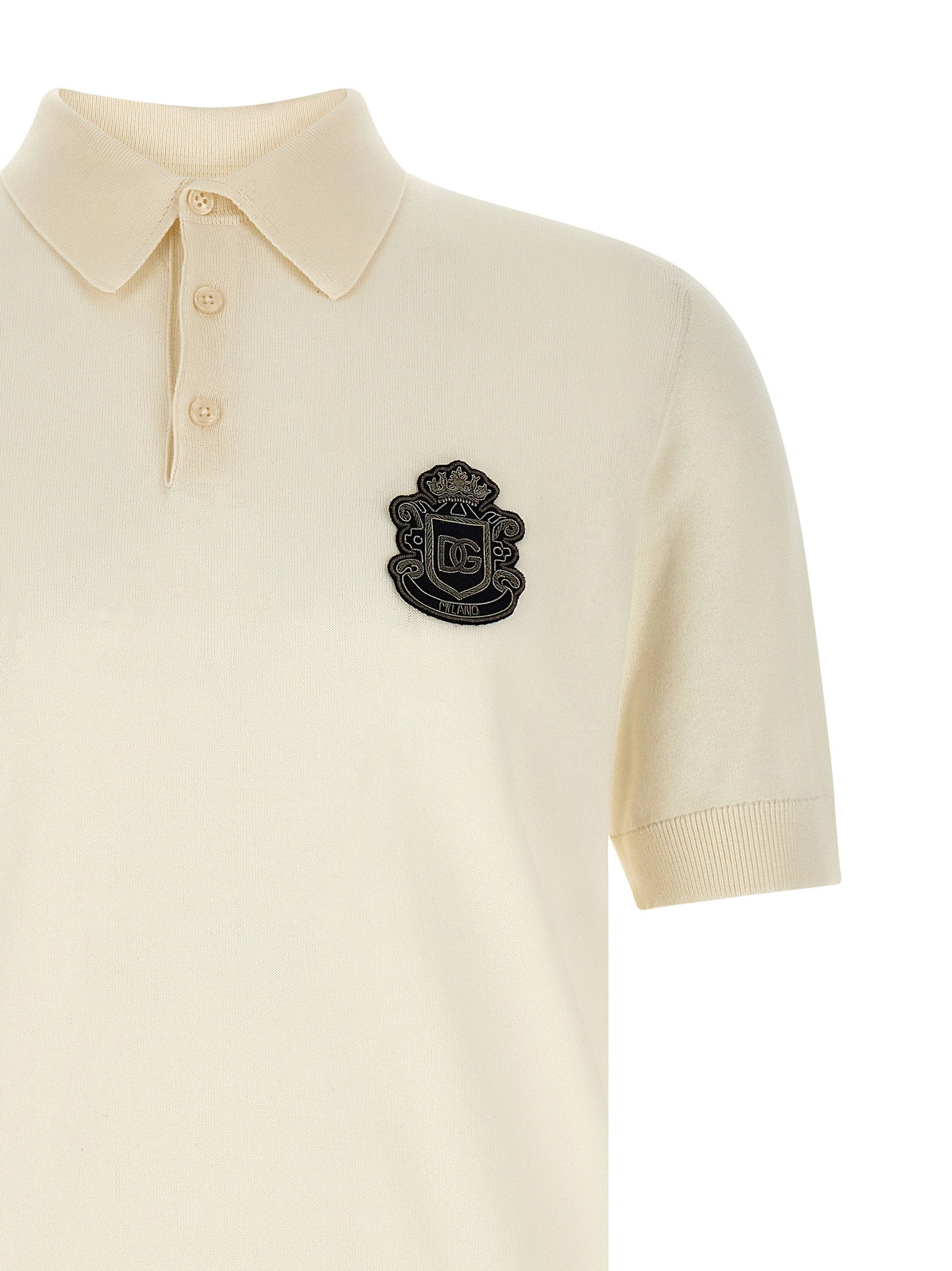Dolce &amp; Gabbana Dolce &amp; Gabbana Dg Patch Polo Shirt