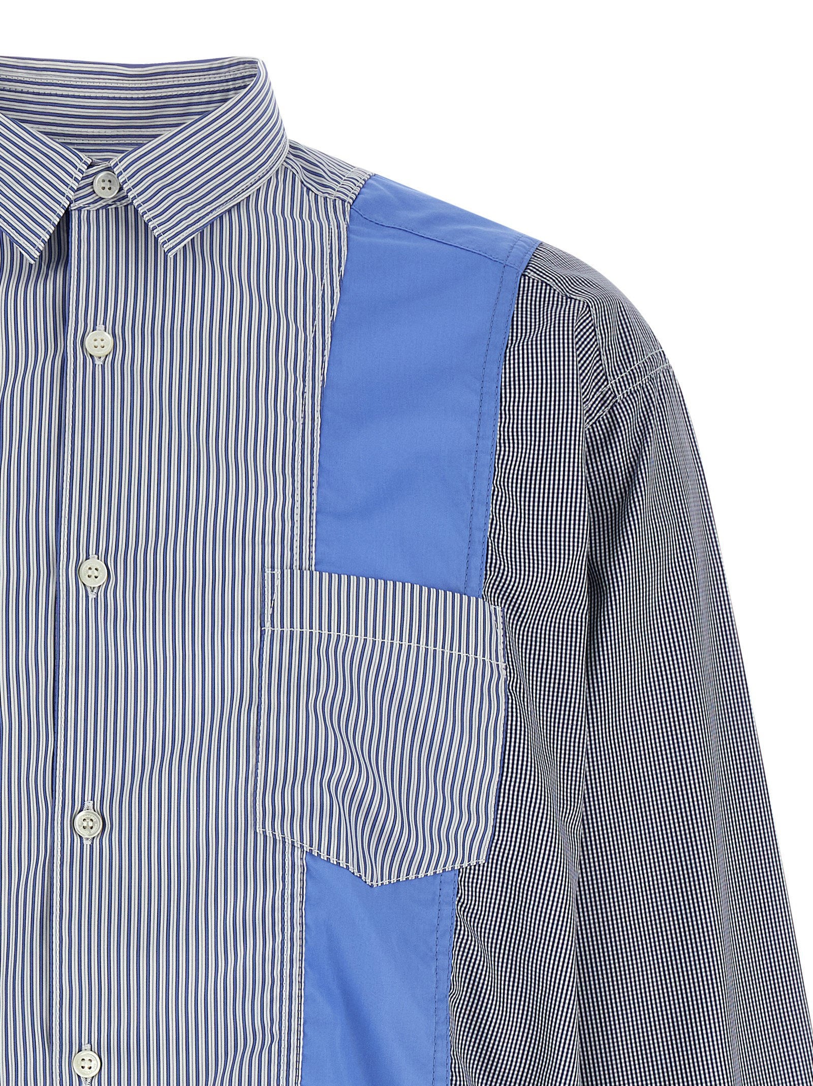 Comme Des Garҫons Homme Comme Des Garҫons Homme Patchwork Shirt