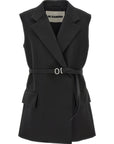 Jil Sander Jil Sander Belt Wool Vest