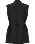 Jil Sander Jil Sander Belt Wool Vest