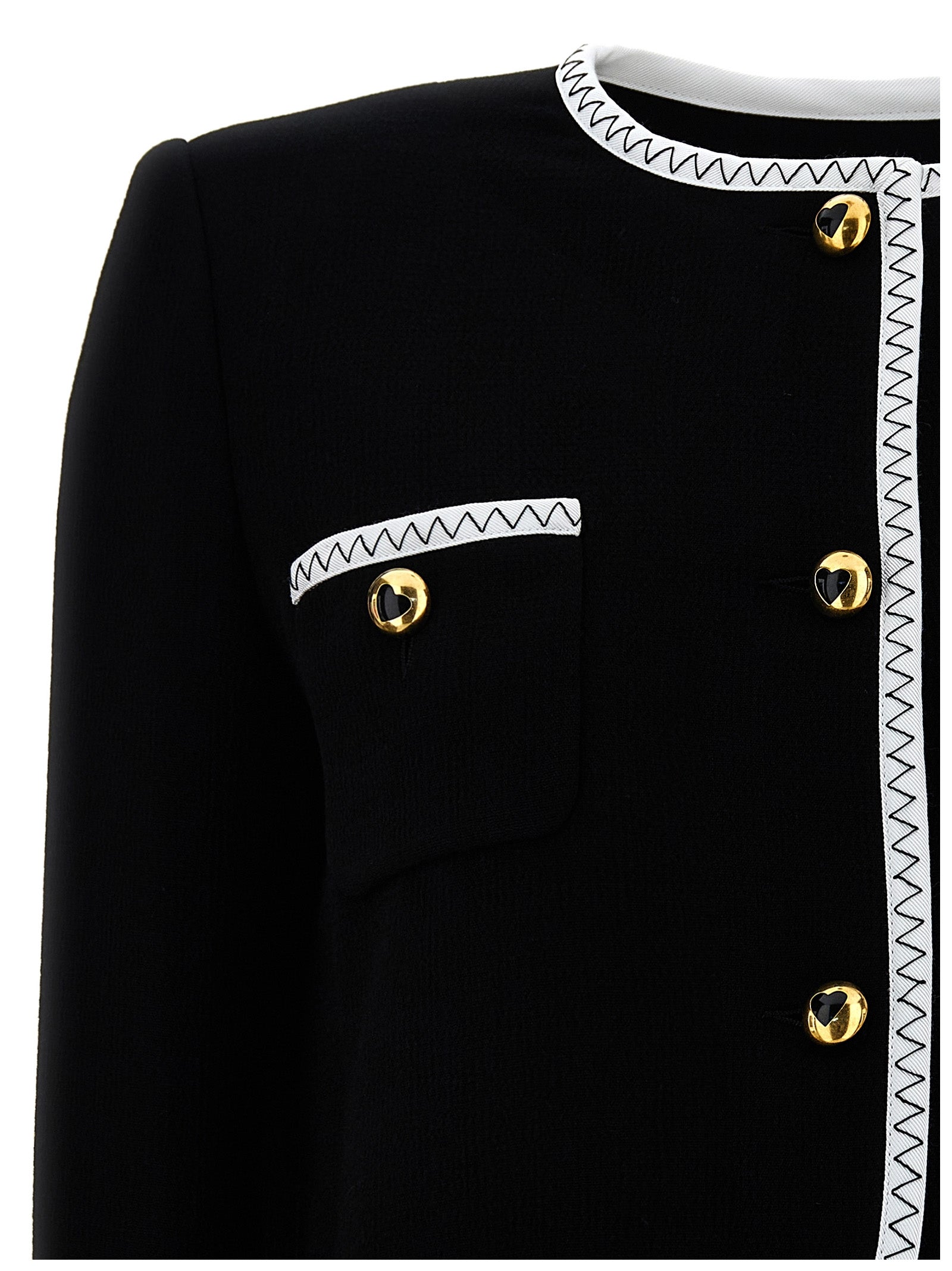 Moschino Moschino Crepe Short Jacket