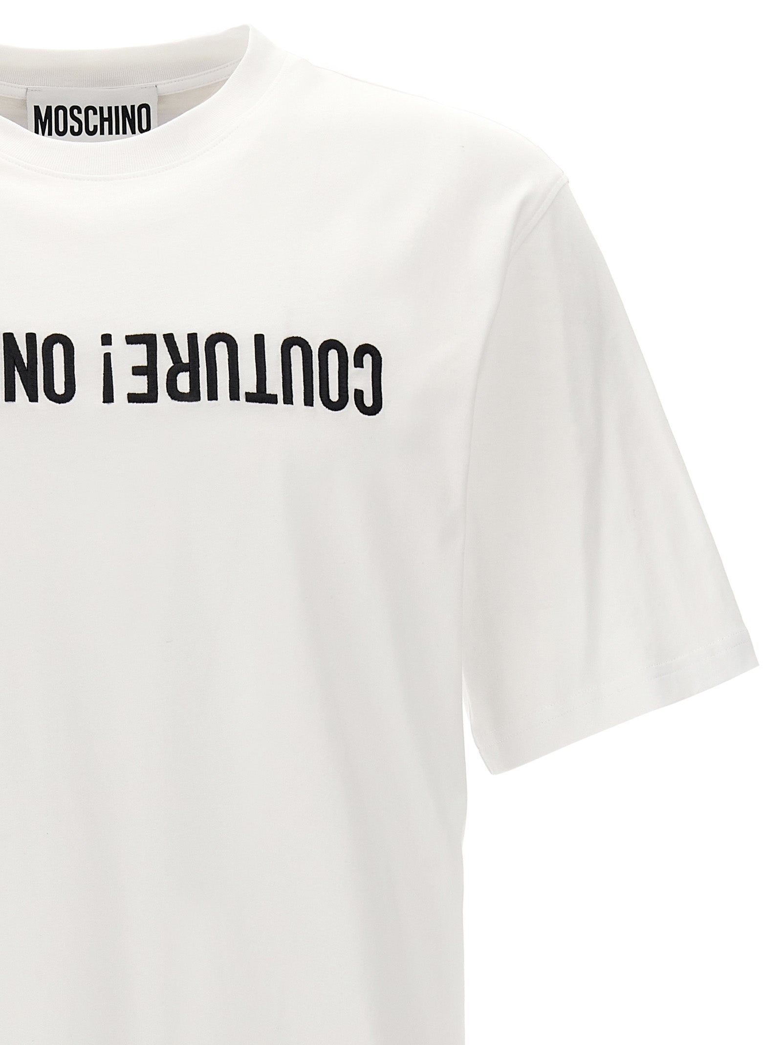 Moschino Moschino Logo Embroidery T-shirt