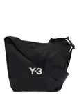 Y-3 Y-3 black recycled polyester sacoche with adjustable strap