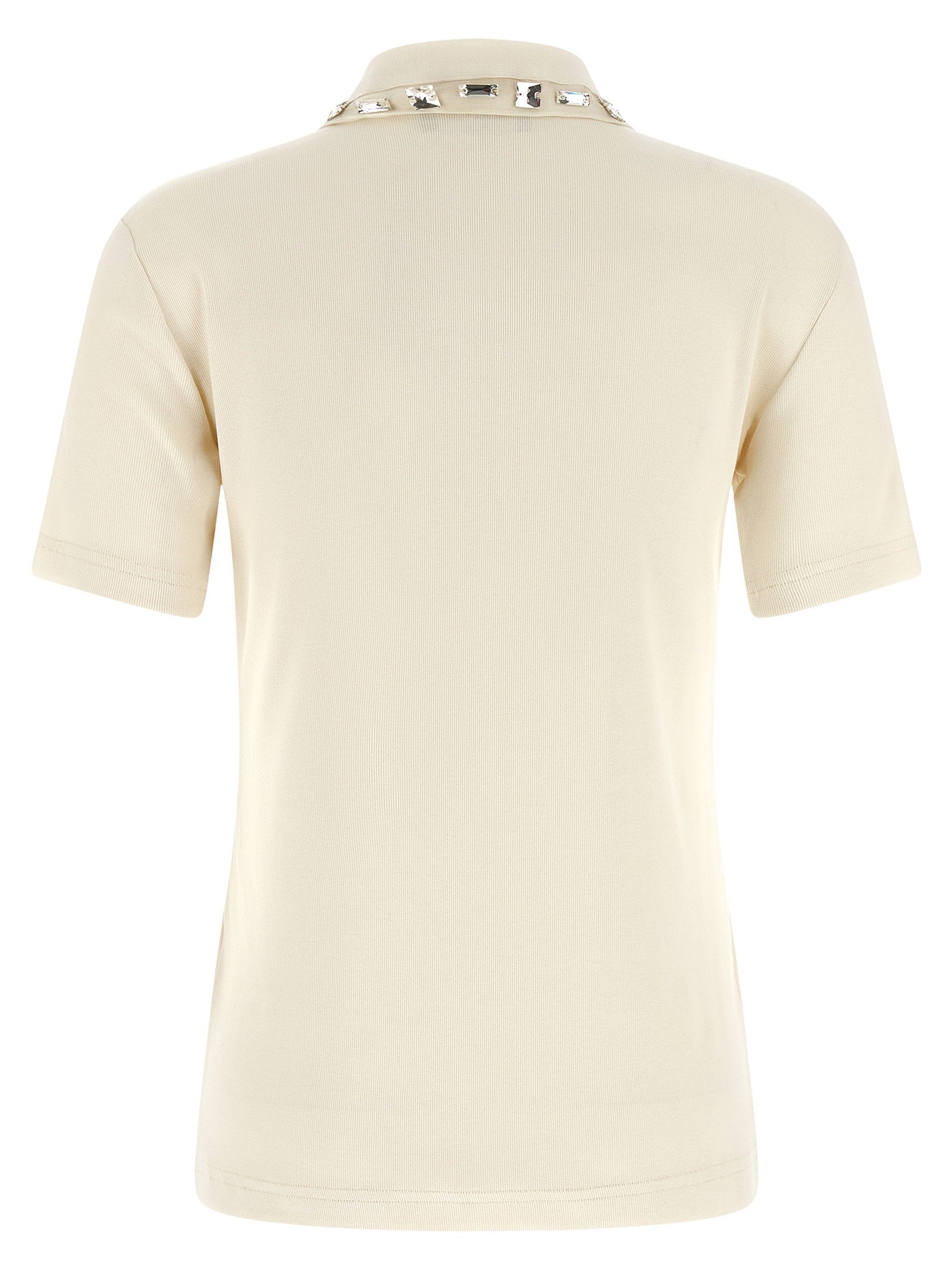 Fabiana Filippi Fabiana Filippi Crystal Collar Polo Shirt