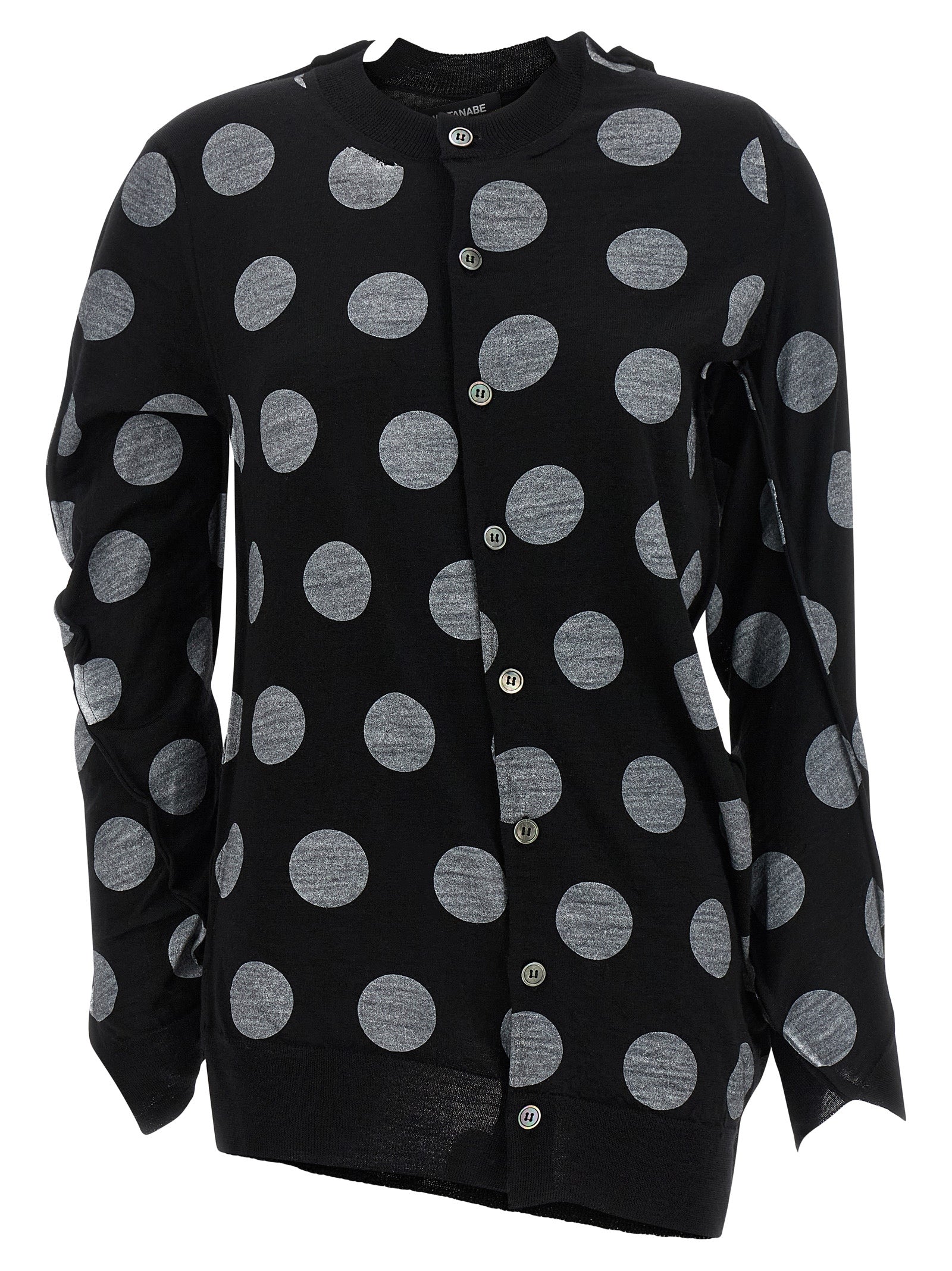 Junya Watanabe Junya Watanabe Polka Dot Maxi Cardigan