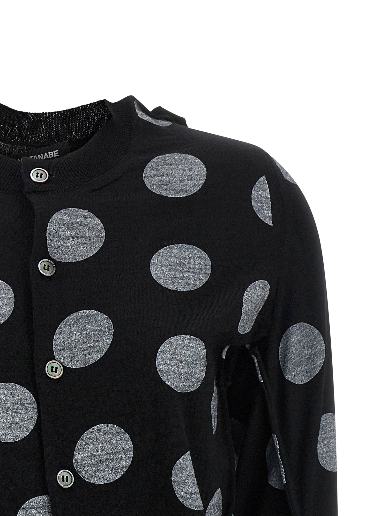Junya Watanabe Junya Watanabe Polka Dot Maxi Cardigan