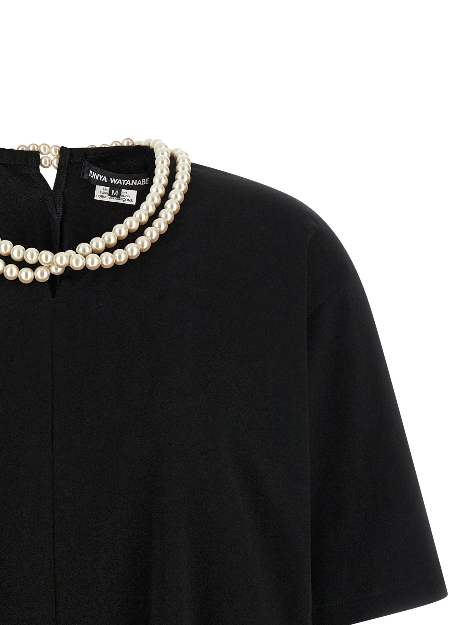 Junya Watanabe Junya Watanabe Pearl Necklace T-shirt