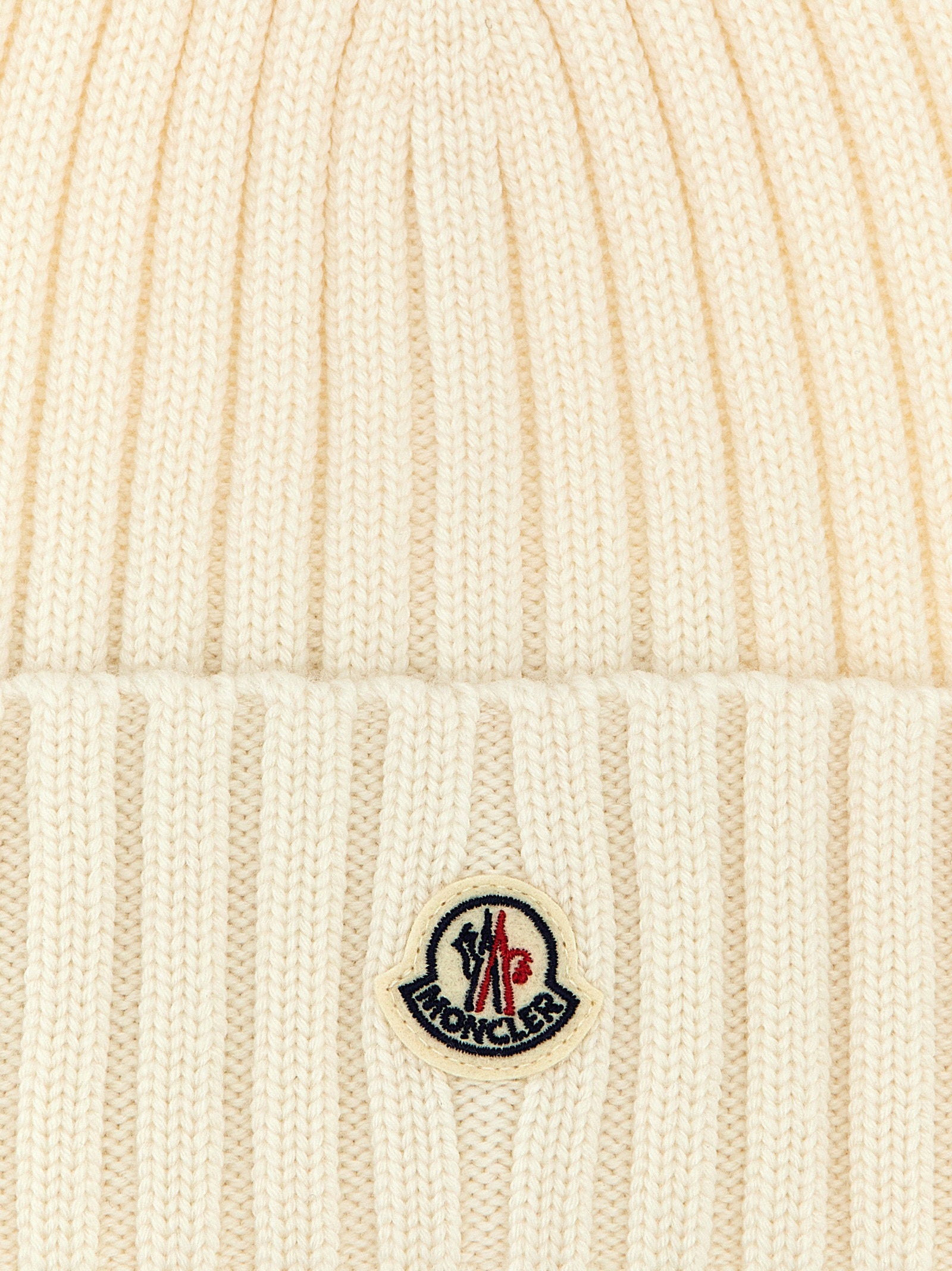 Moncler Moncler Logo Patch Beanie