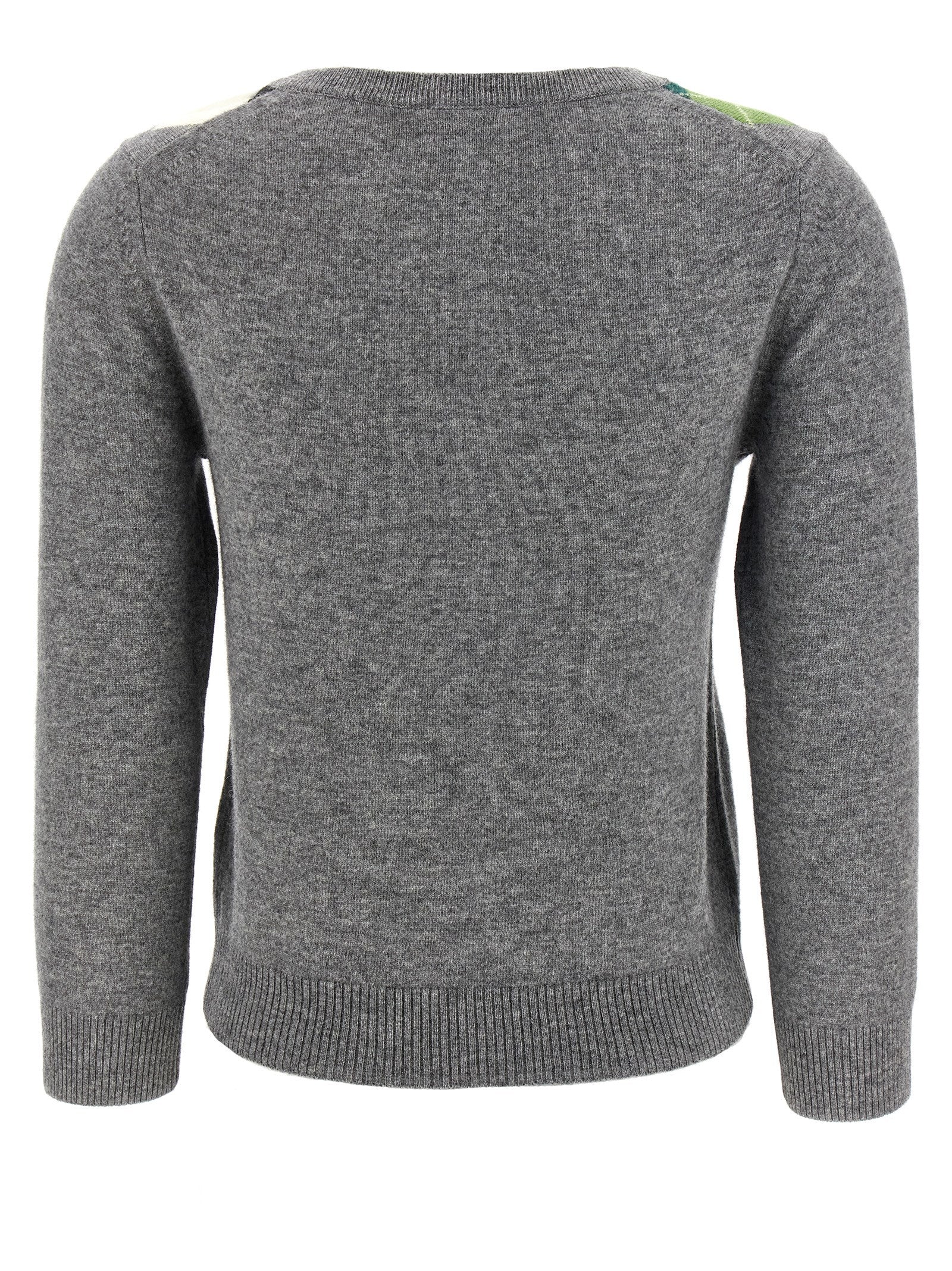Ganni Ganni Grey Check Cardigan