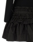 Ganni Ganni Melange Rib Knit Mini Dress