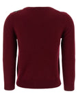 Ganni Ganni Burgundy Check Cardigan