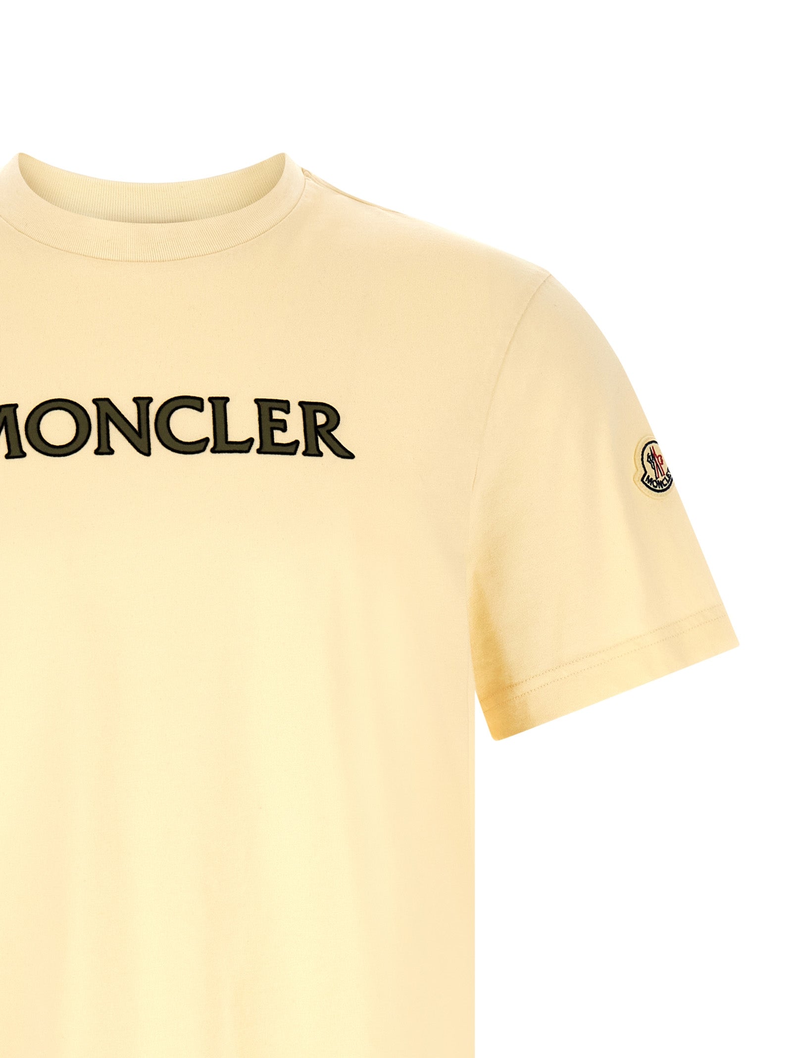 Moncler Moncler Flocked Logo T-shirt