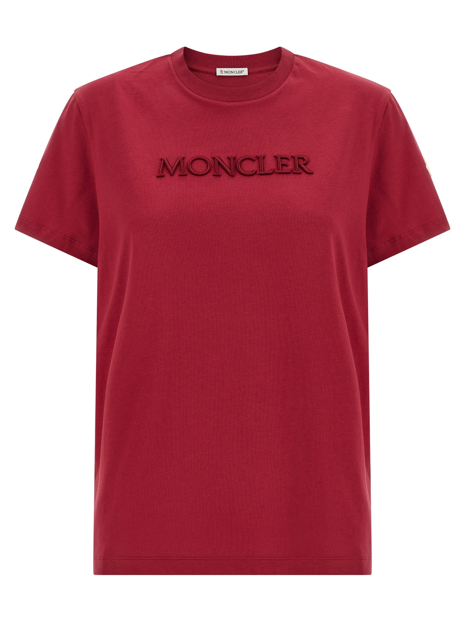 Moncler Moncler Logo Embroidery T-shirt