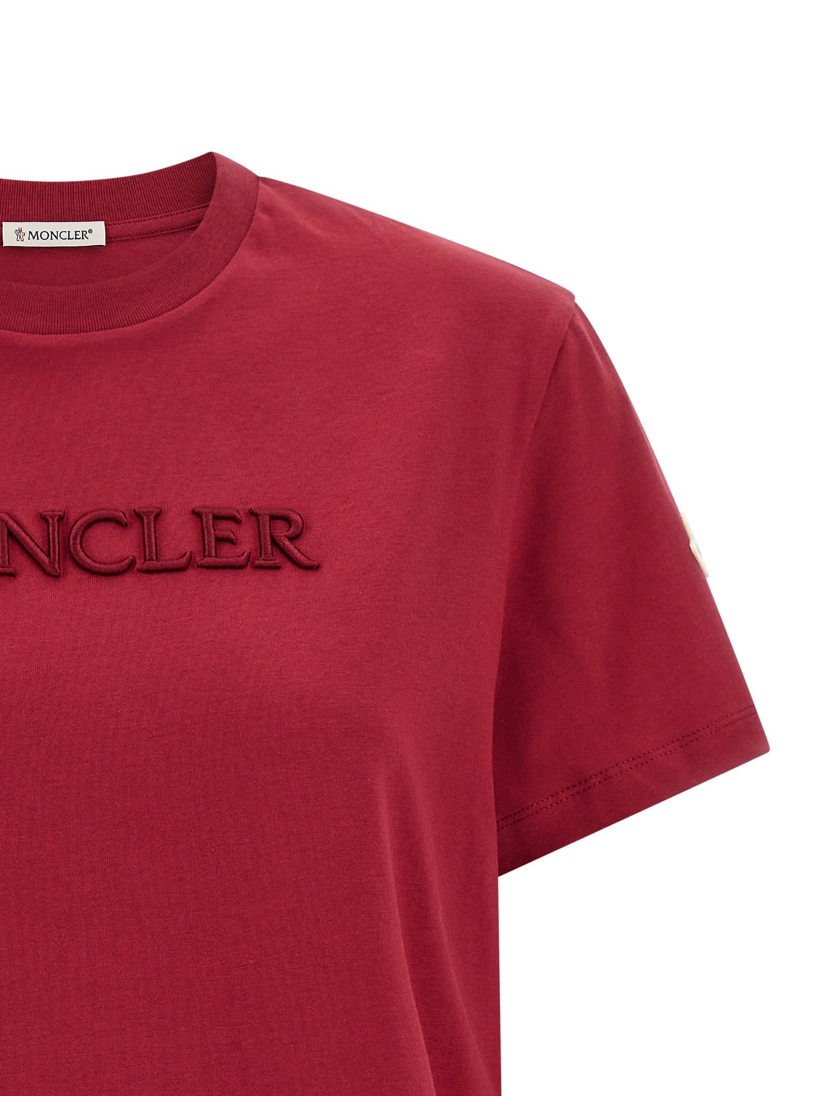 Moncler Moncler Logo Embroidery T-shirt