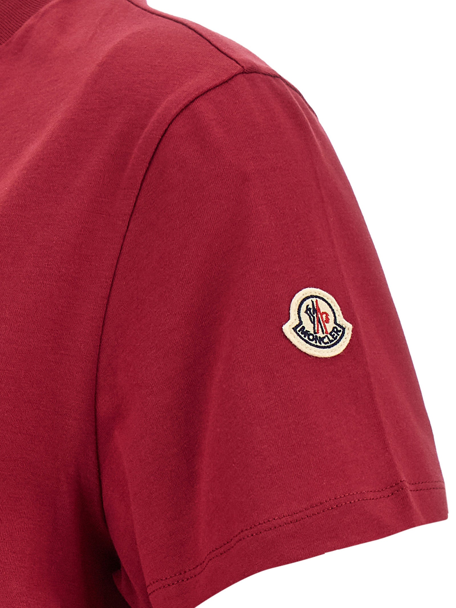 Moncler Moncler Logo Embroidery T-shirt