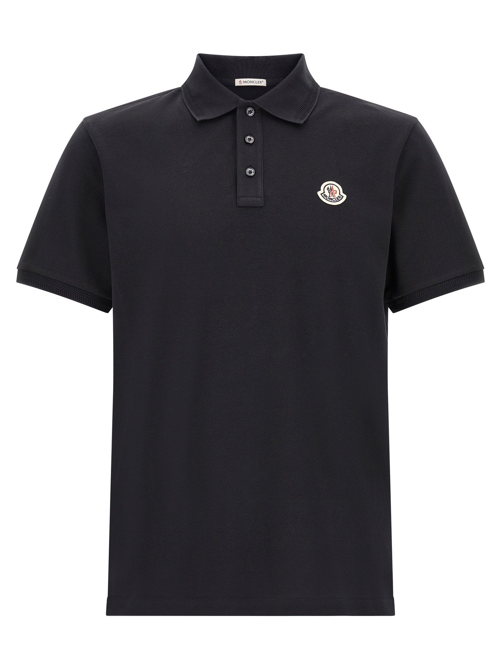 Moncler Moncler Logo Patch Polo Shirt