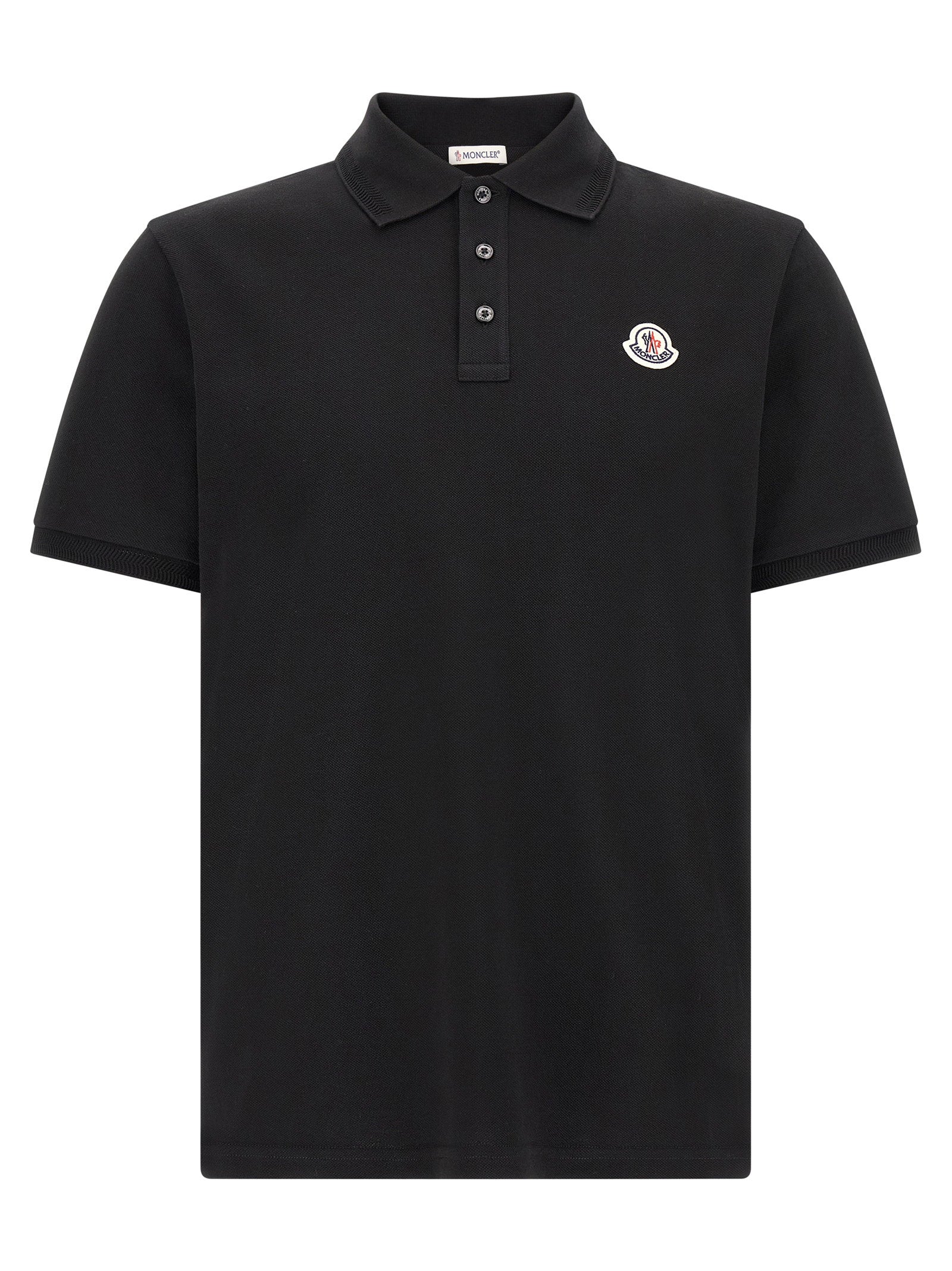 Moncler Moncler Logo Patch Polo Shirt