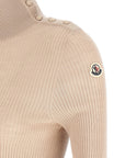 Moncler Moncler Textured Wool Turtleneck Sweater