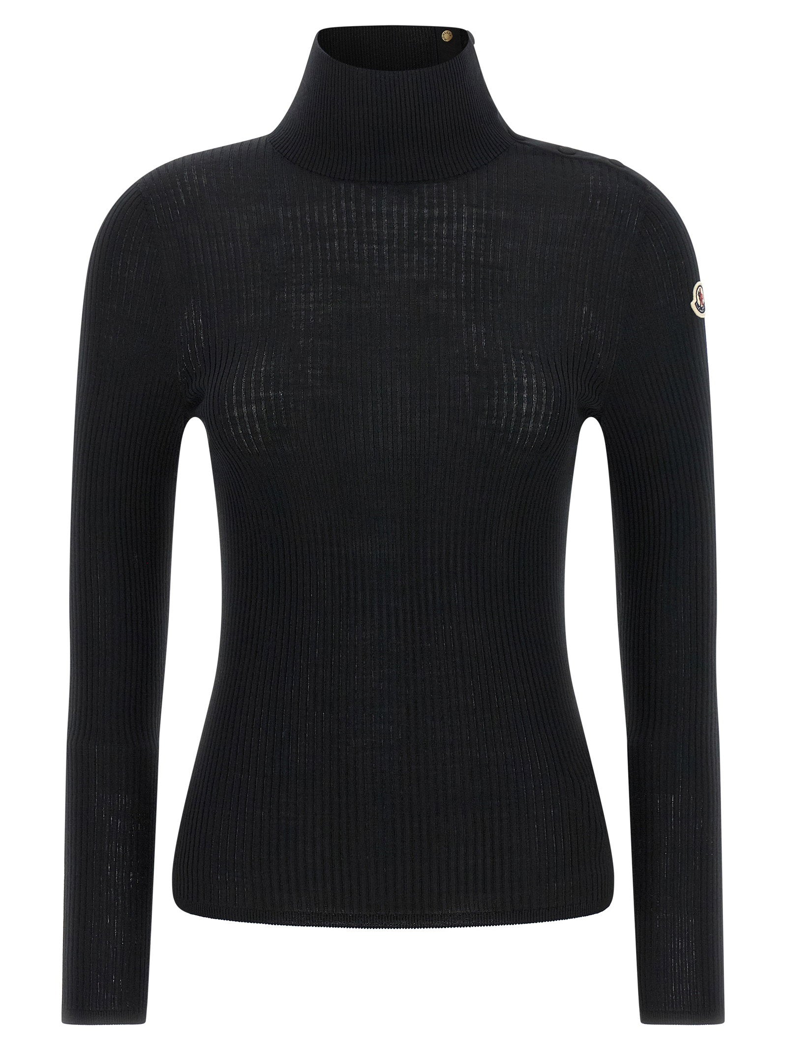 Moncler Moncler Logo Turtleneck Sweater