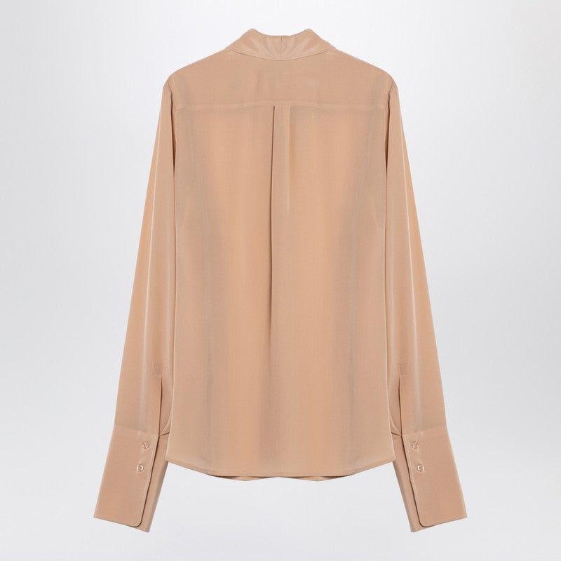 Sportmax Sportmax Beige silk shirt