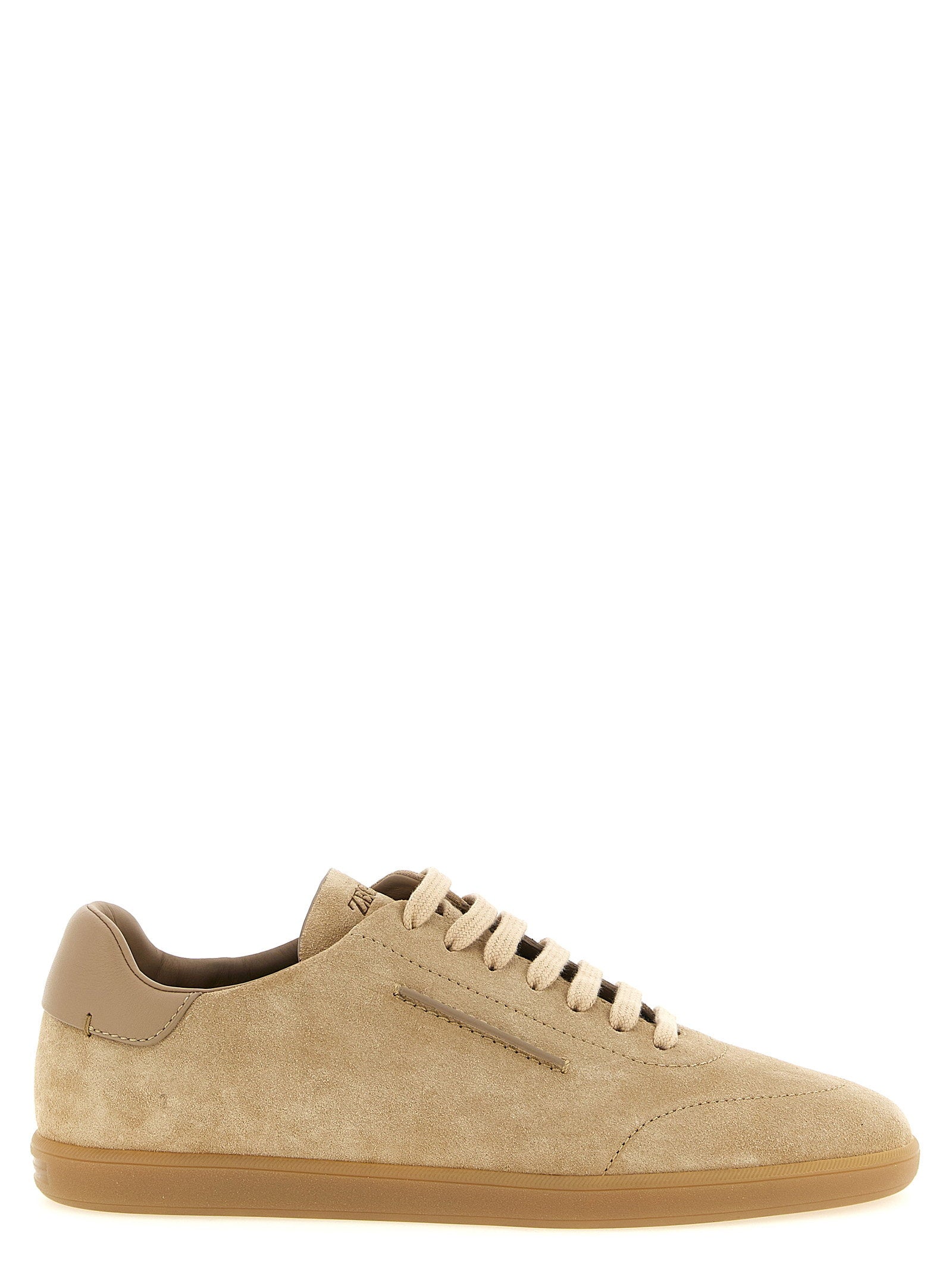 Zegna Zegna Low-top Suede Sneakers