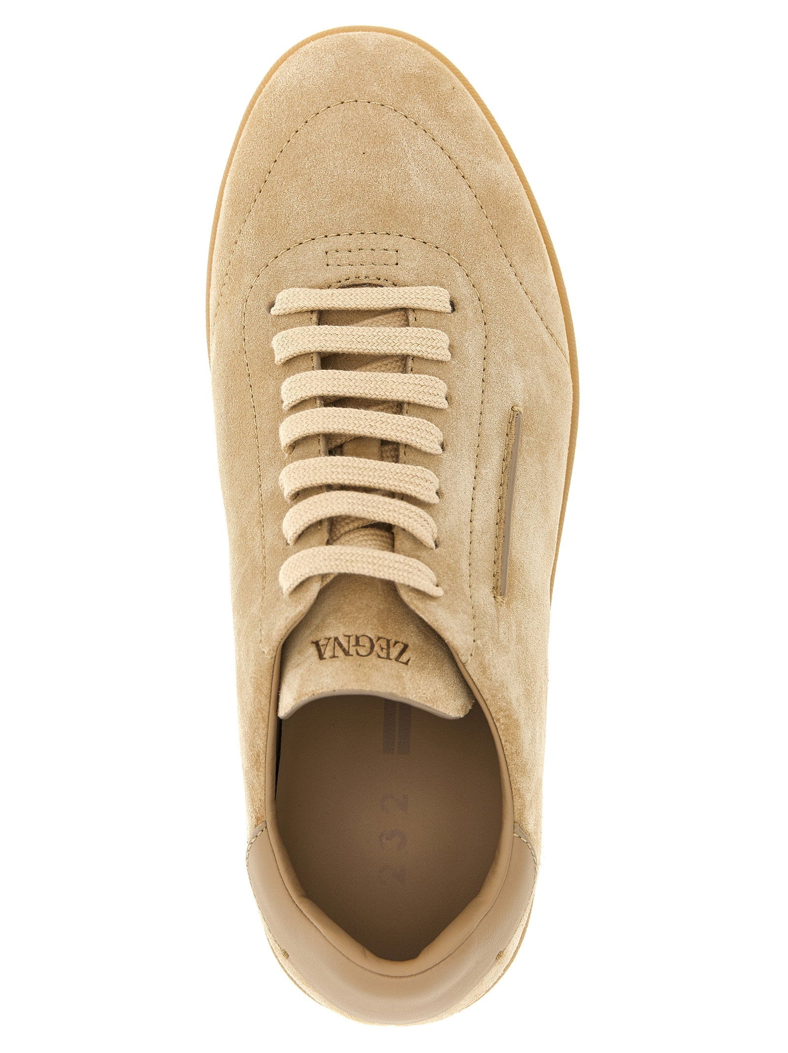 Zegna Zegna Low-top Suede Sneakers