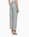 Frame Frame La Jane cropped jeans in Hologram denim