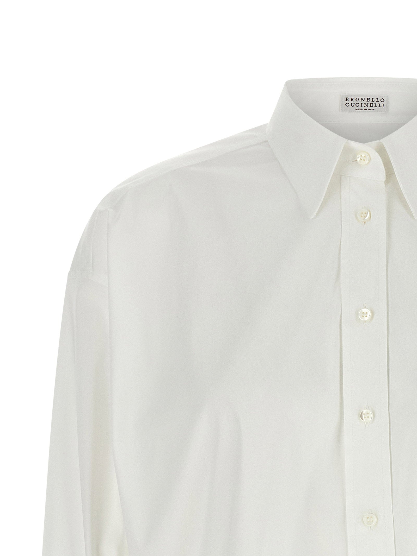 Brunello Cucinelli Brunello Cucinelli Shiny Cuffs Shirt