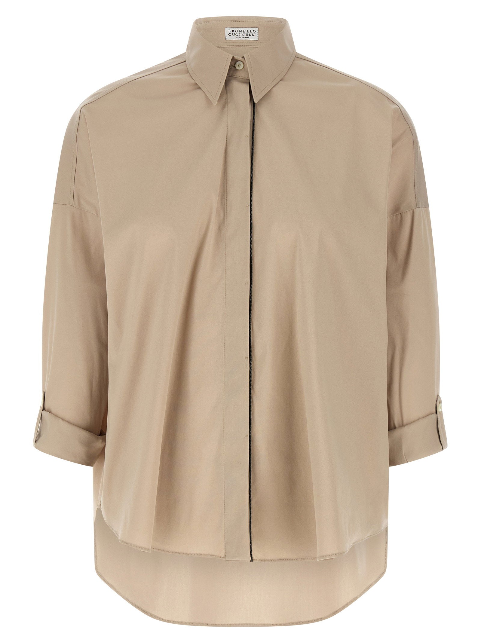 Brunello Cucinelli Brunello Cucinelli Shiny Trim Shirt