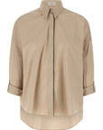 Brunello Cucinelli Brunello Cucinelli Shiny Trim Shirt