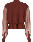 Brunello Cucinelli Brunello Cucinelli Silk Sleeves Blouse