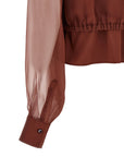 Brunello Cucinelli Brunello Cucinelli Silk Sleeves Blouse