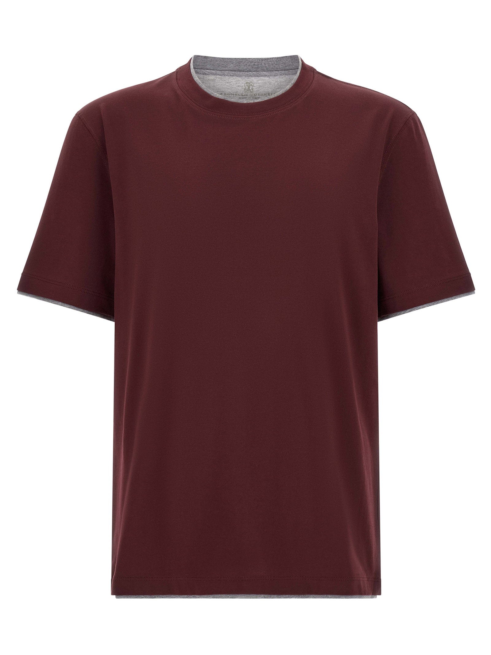 Brunello Cucinelli Brunello Cucinelli Double Layer T-shirt
