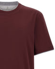 Brunello Cucinelli Brunello Cucinelli Double Layer T-shirt