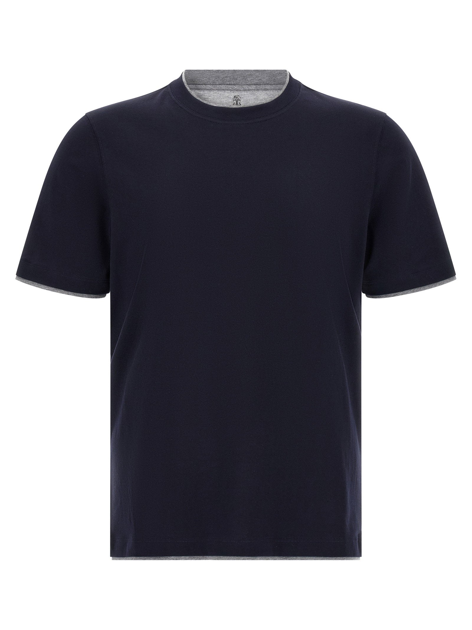 Brunello Cucinelli Brunello Cucinelli Double Layer T-shirt
