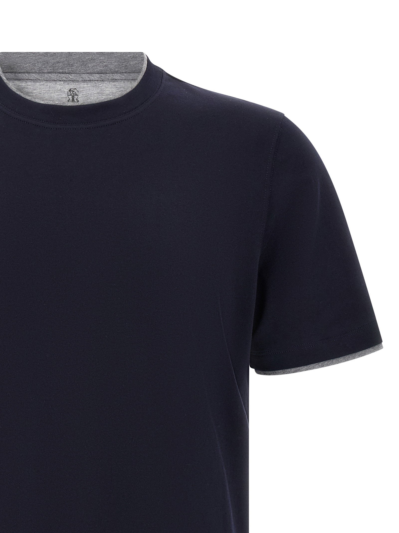 Brunello Cucinelli Brunello Cucinelli Double Layer T-shirt