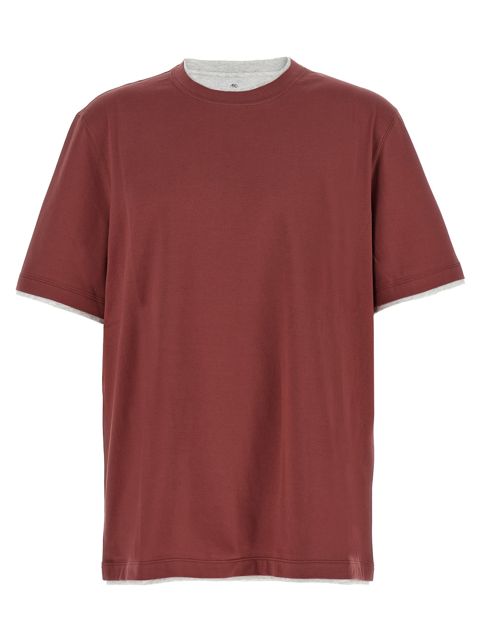 Brunello Cucinelli Brunello Cucinelli Double Layer T-shirt