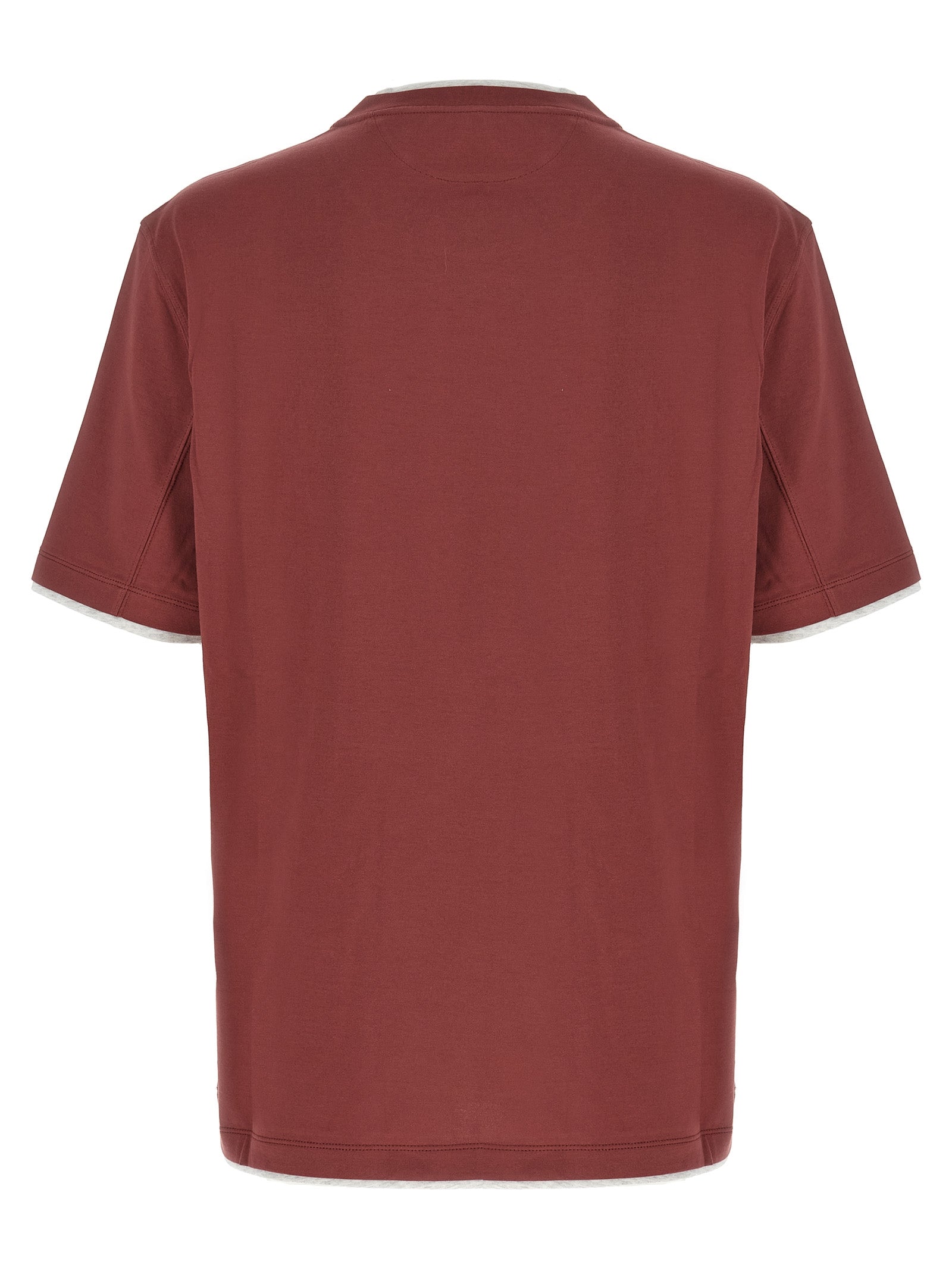 Brunello Cucinelli Brunello Cucinelli Double Layer T-shirt