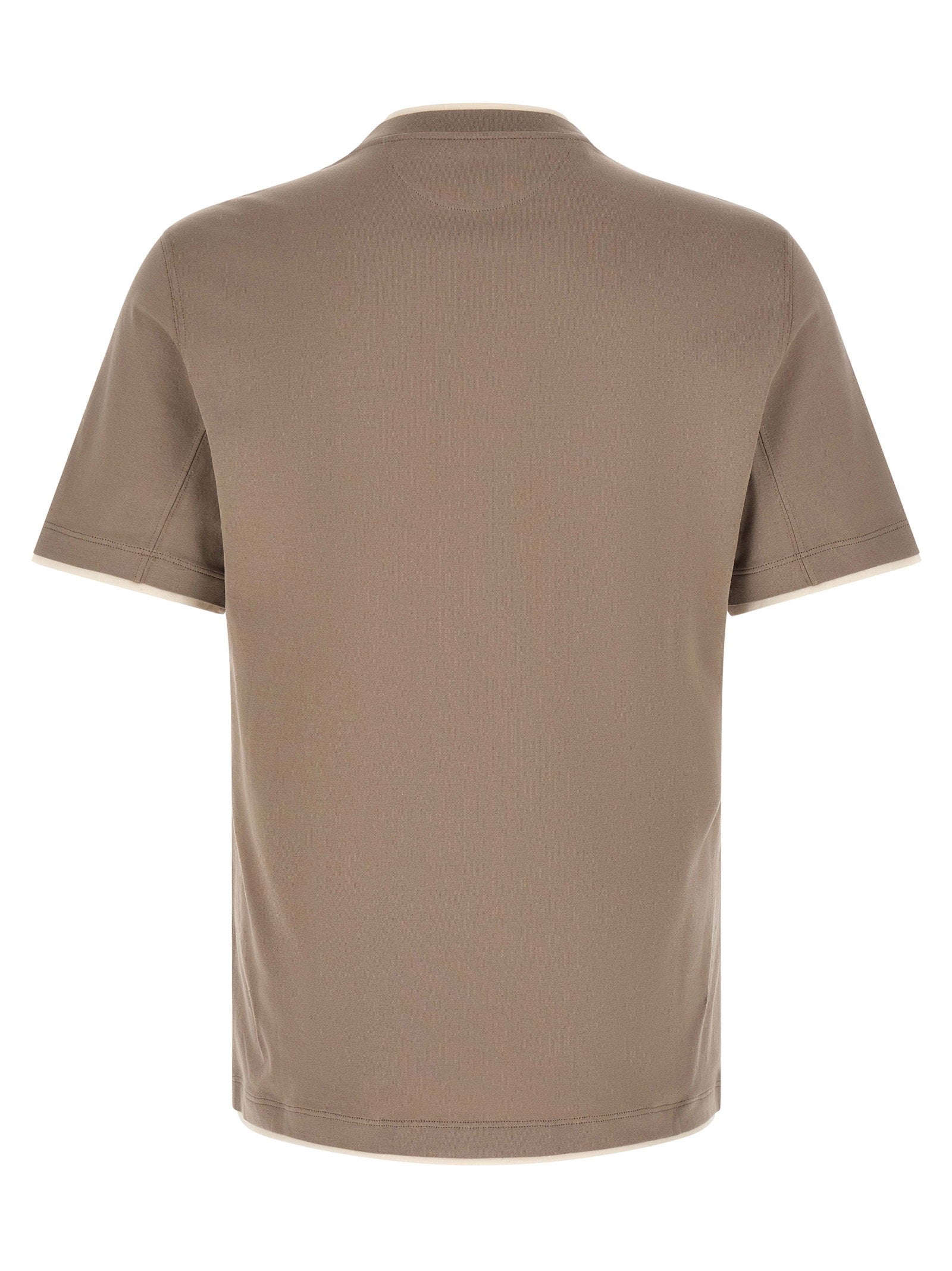 Brunello Cucinelli Brunello Cucinelli Double Layer T-shirt