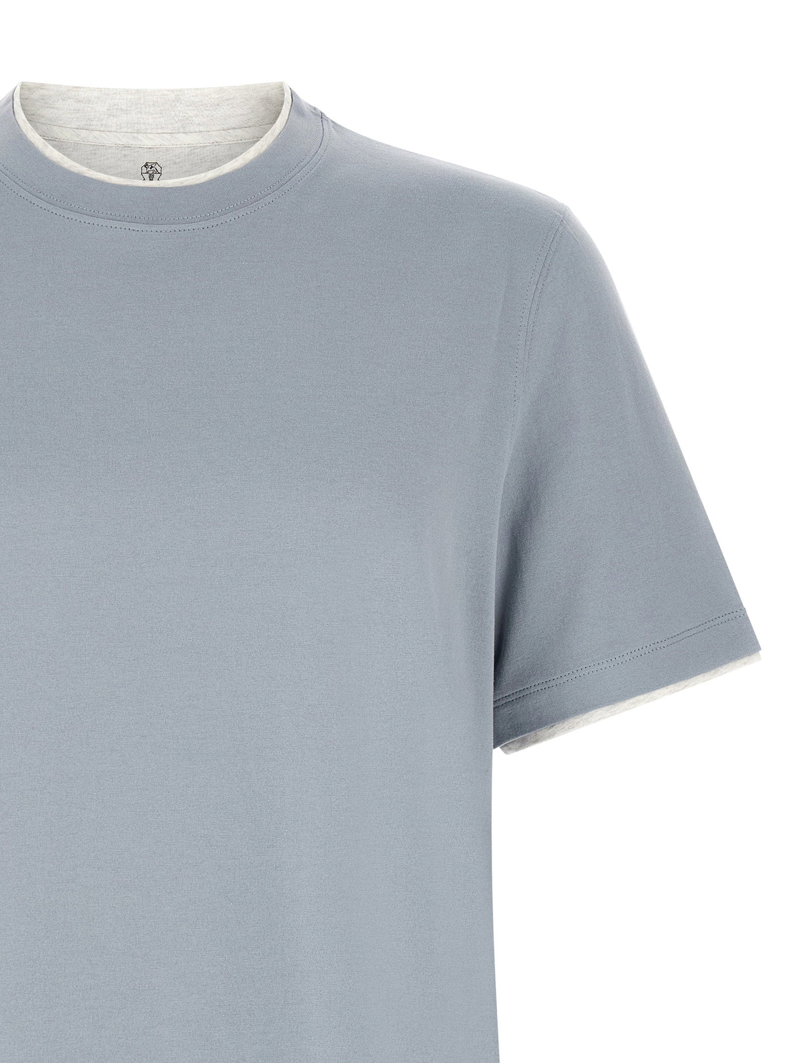 Brunello Cucinelli Brunello Cucinelli Double Layer T-shirt